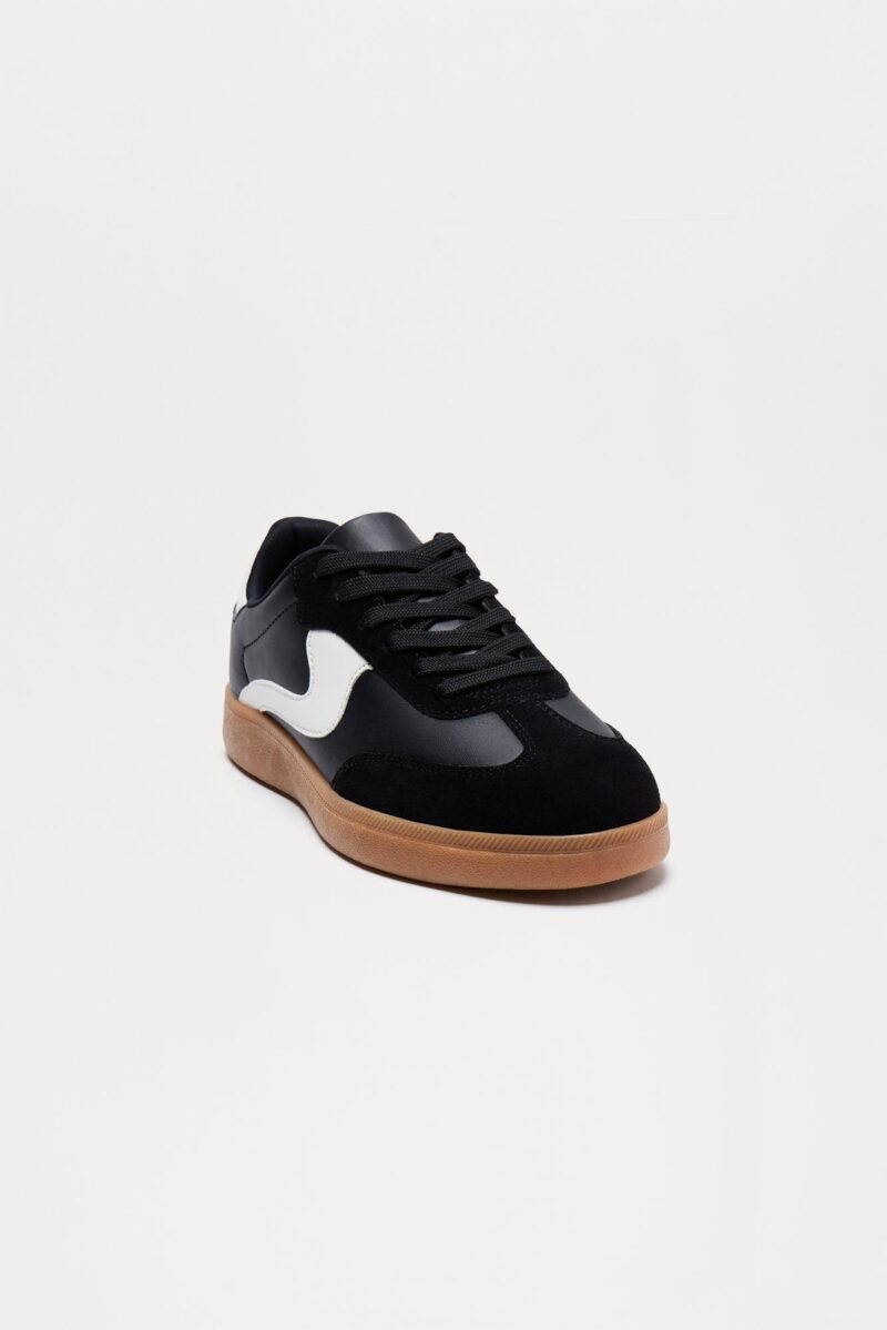 Zapatillas Deportivas Bajas con Cordones en Celeste - Image 7