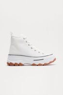 Zapatillas Deportivas de Plataforma Altas con Cordones