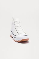 Zapatillas Deportivas de Plataforma Altas con Cordones