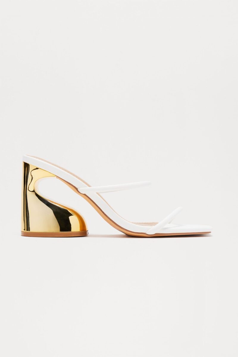 Mules de Talón Novedoso en Negro - Image 7