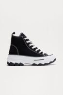Zapatillas Deportivas de Plataforma Altas con Cordones