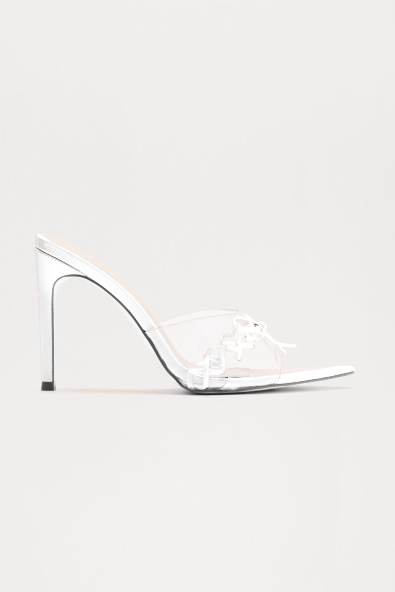 Sandalias de Tacón con Moño - Blanco - Image 8
