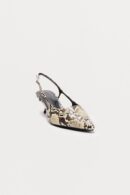 Zapatos de Tacón Gatito con Estampa de Leopardo