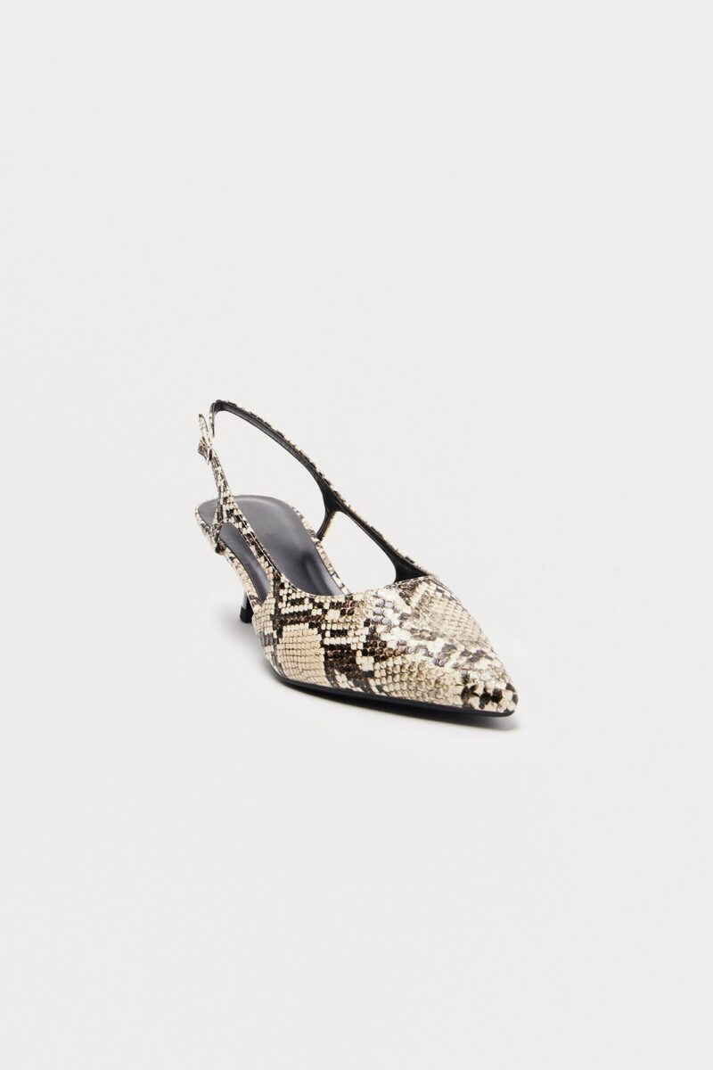 Zapatos de Tacón Gatito con Estampa de Leopardo - Image 3