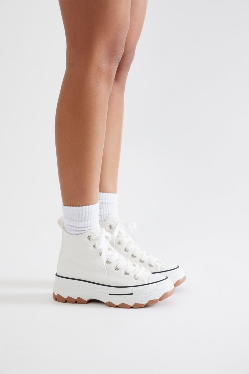 Zapatillas Deportivas de Plataforma Altas con Cordones - Image 6