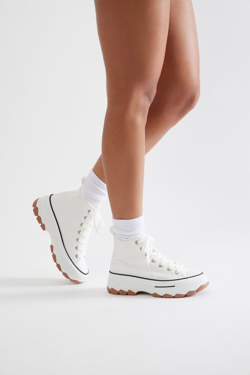 Zapatillas Deportivas de Plataforma Altas con Cordones - Image 8