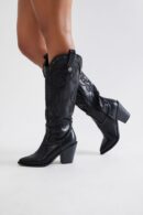 Botas Vaqueras con Tachuelas y Tacón Alto