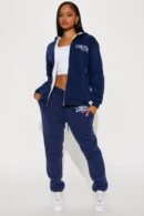 Conjunto Jogger Sherpa de Cierre y Cintura Elástica