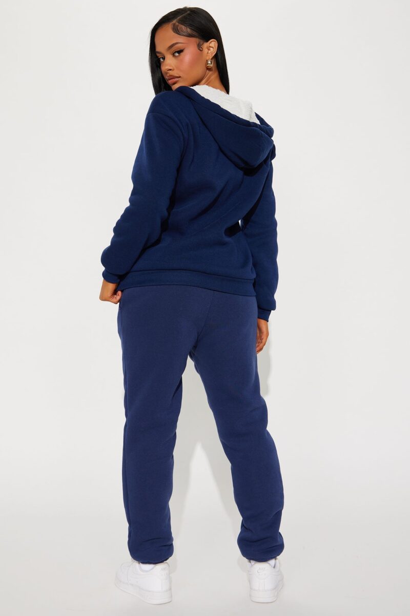 Conjunto Jogger Sherpa de Cierre y Cintura Elástica - Image 15