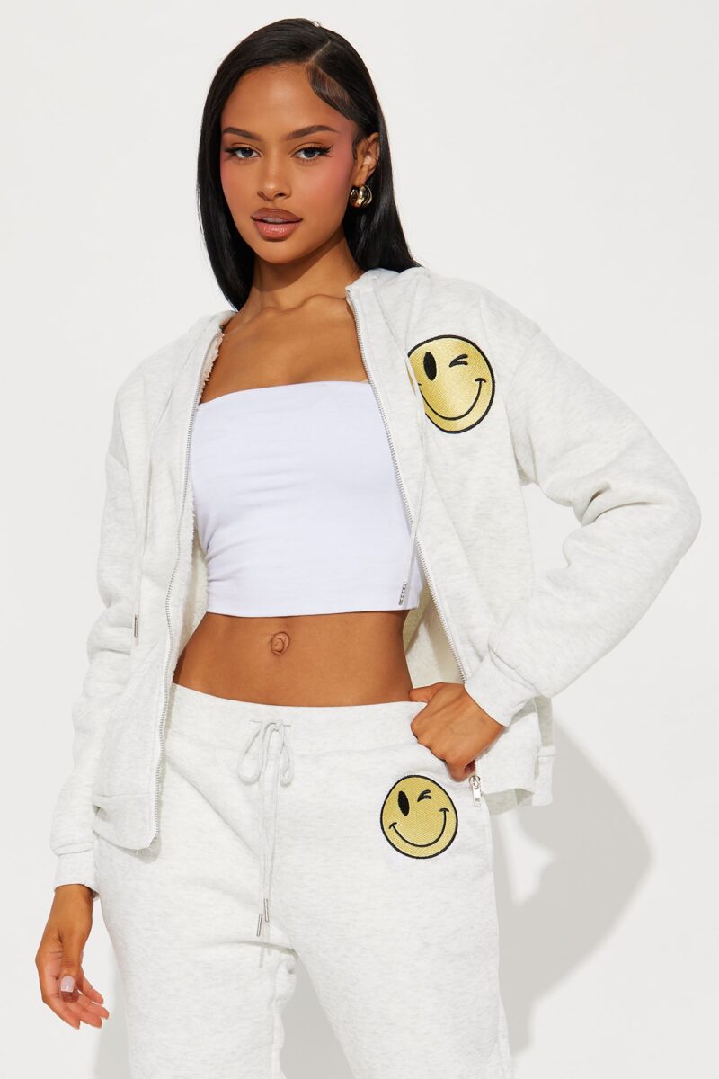 Conjunto Jogger Sherpa de Cierre y Cintura Elástica - Image 7