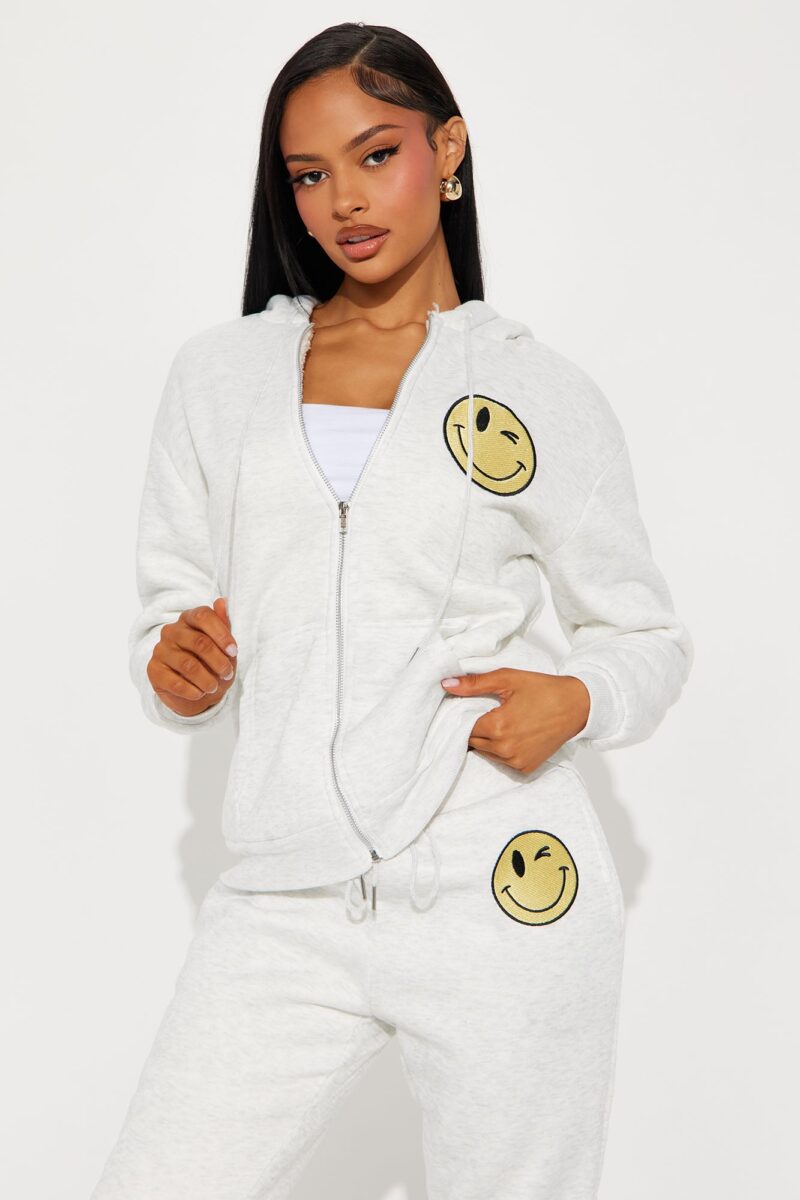 Conjunto Jogger Sherpa de Cierre y Cintura Elástica - Image 8