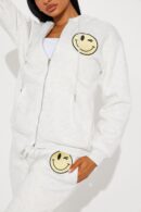 Conjunto Jogger Sherpa de Cierre y Cintura Elástica