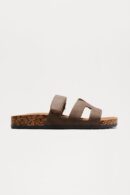 Sandalias de Corcho Planas en Blanco