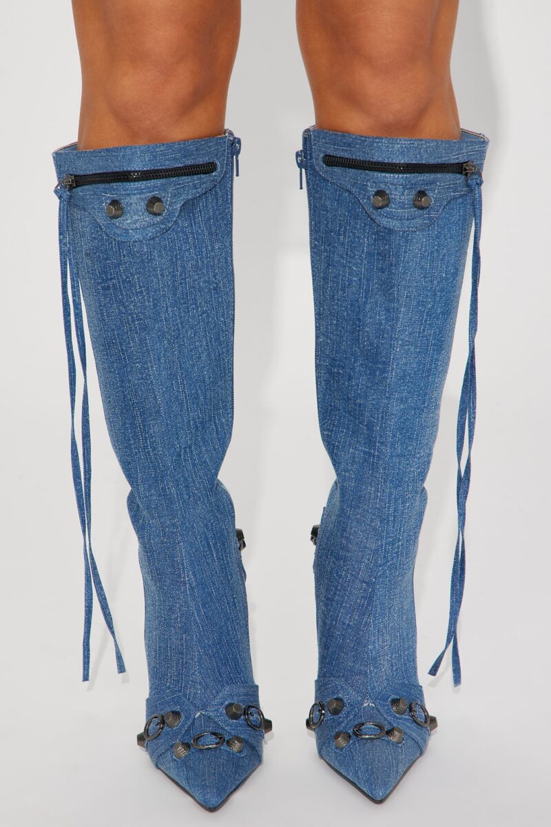 Botas Altas de Denim para Fin de Semana - Image 4