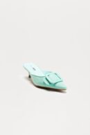 Zapatos de Tacón Bajo Estilo Gatito con Hebilla