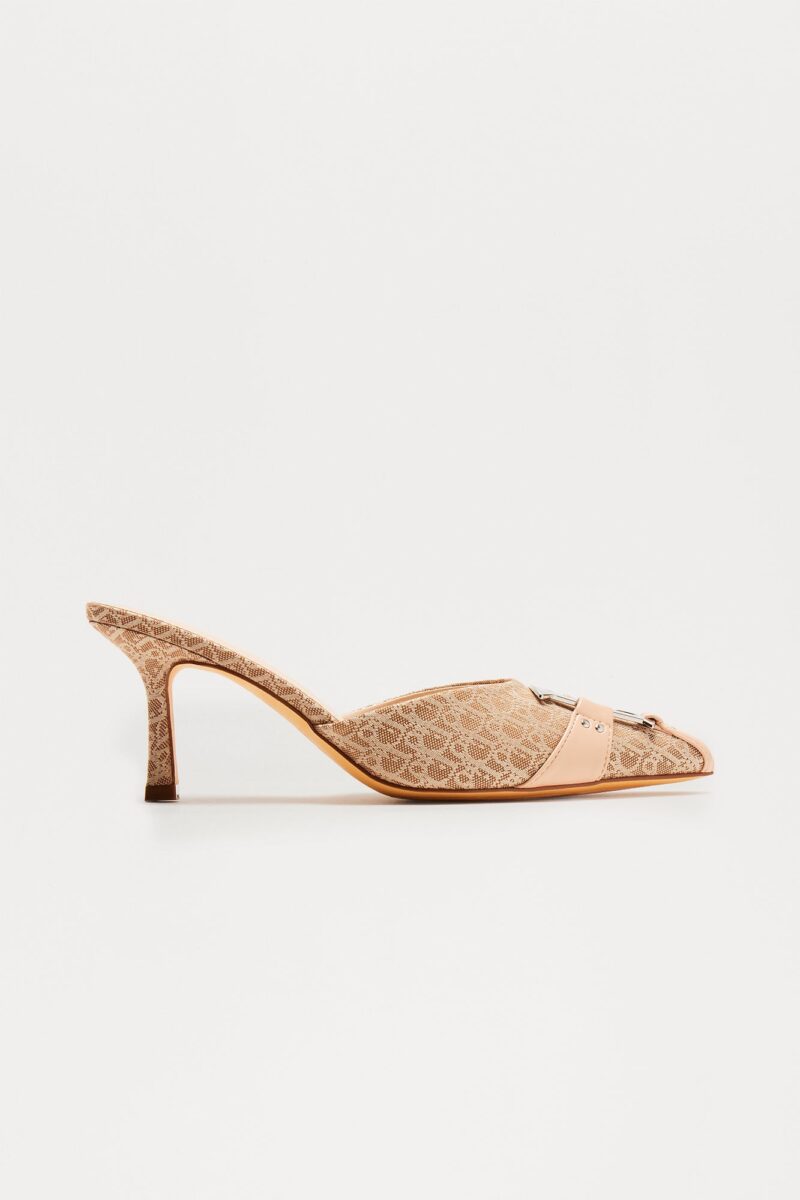 Zapatos de Tacón Estampados con Detalle Metálico - Image 8