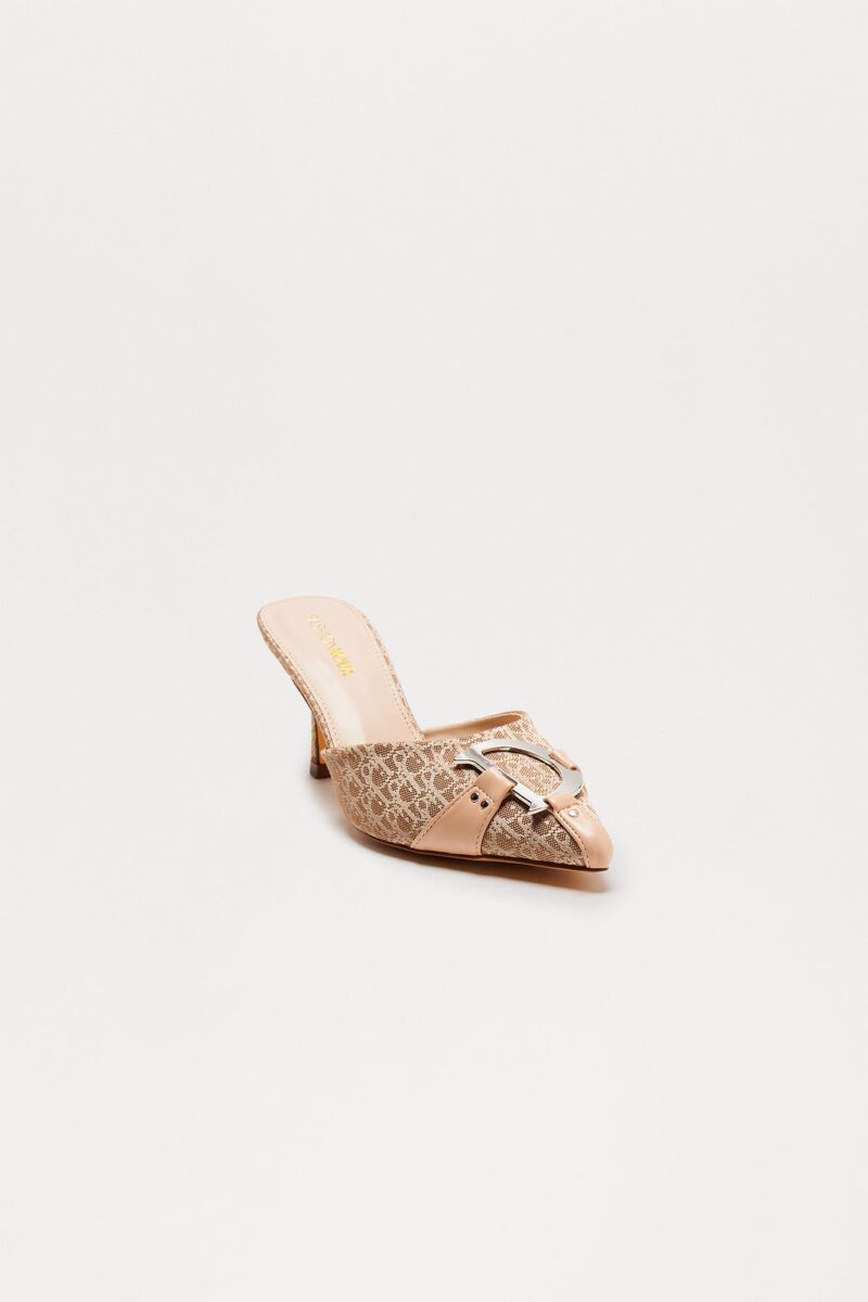 Zapatos de Tacón Estampados con Detalle Metálico - Image 5