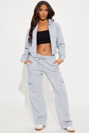 Pantalones Joggers Dayna en Gris Suave