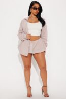 Conjunto de Falda Burbuja y Camisa en Rosa