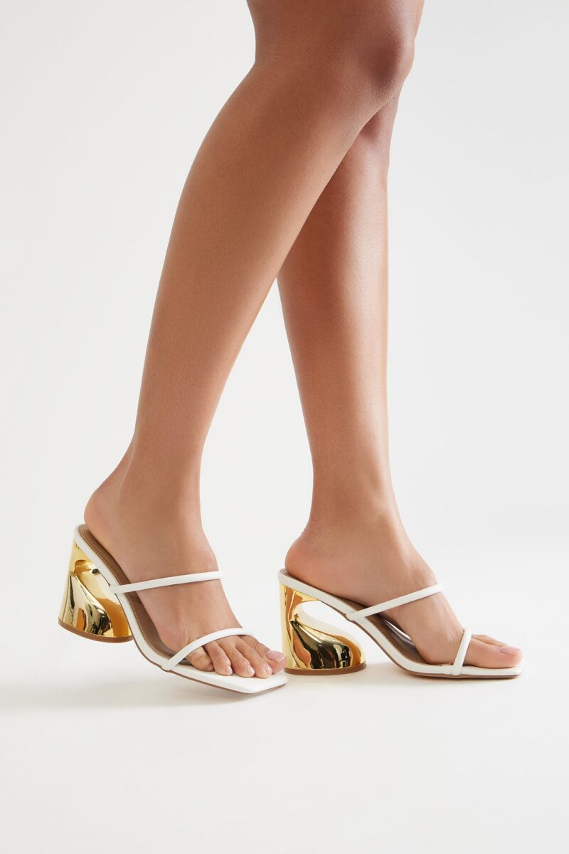 Mules de Talón Novedoso en Negro - Image 10