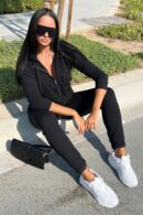 Jogger de Terry Francés Última Generación en Negro